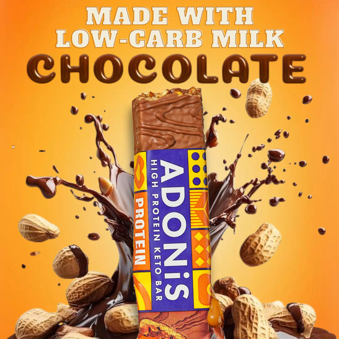 Caramel Peanut Keto High Protein Bars  (16x45g)