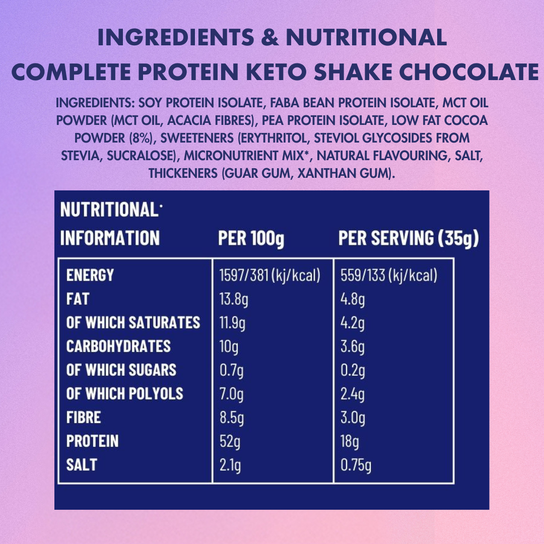 ADONiS Complete Protein Keto Shake - Chocolate
