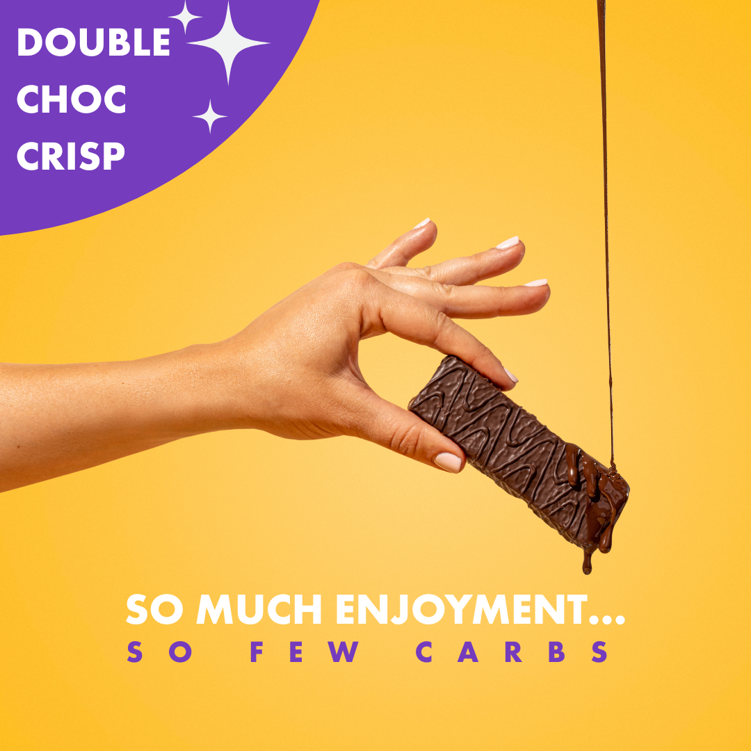 Double Choc Crisp Keto High Protein Bars  (16x45g)