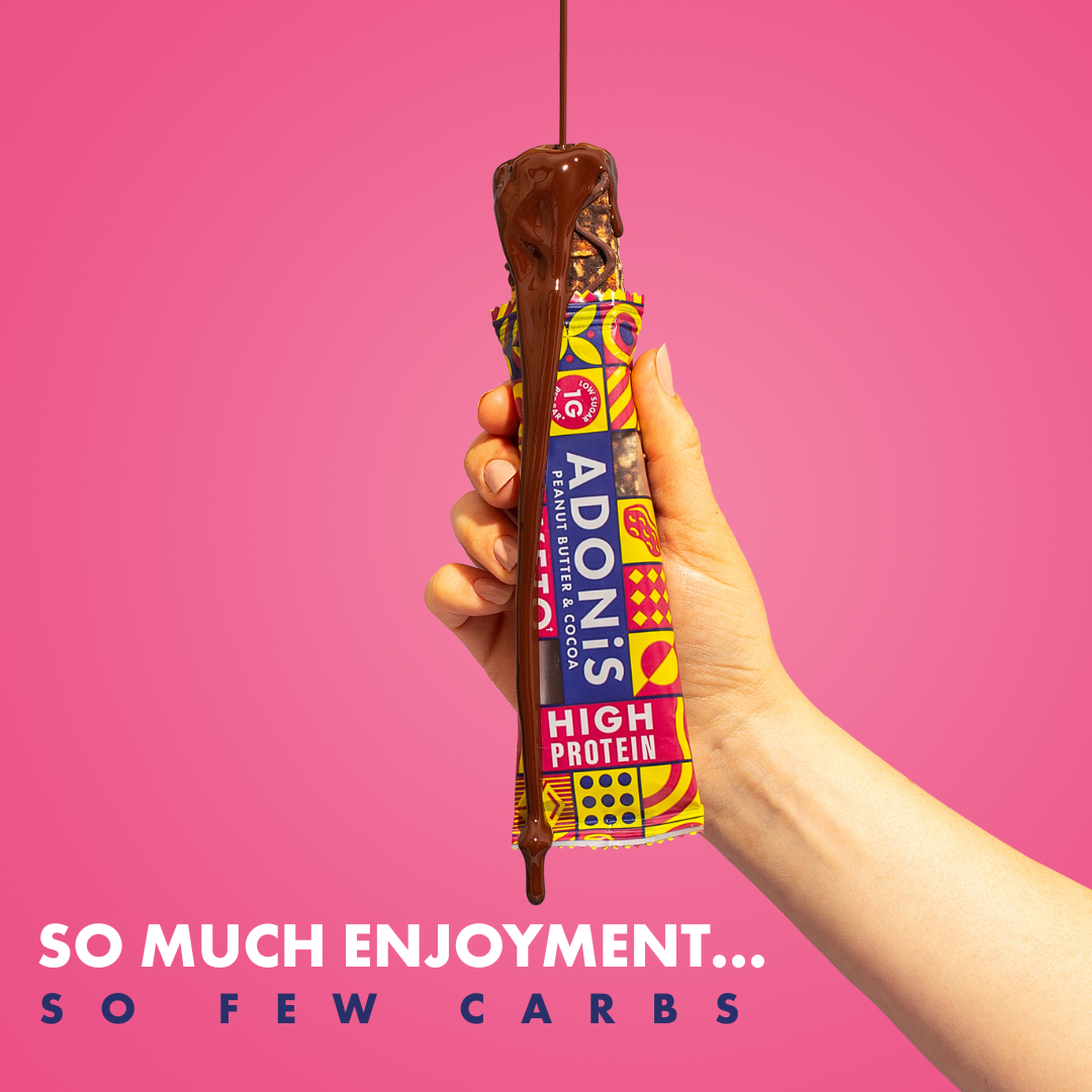 Peanut Butter & Cocoa Keto High Protein Bars  (16x45g)