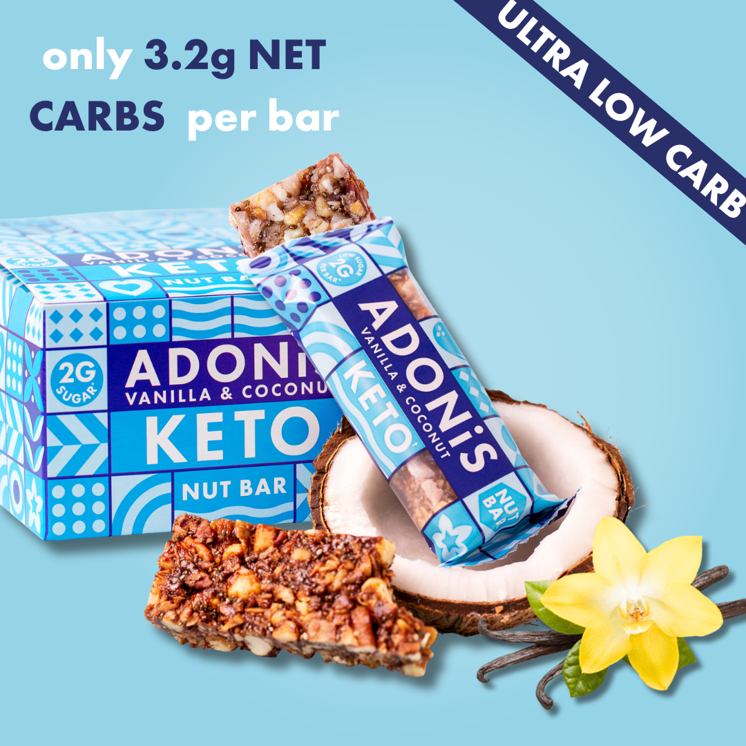 Vanilla & Coconut Keto Nut Bars (16x35g)